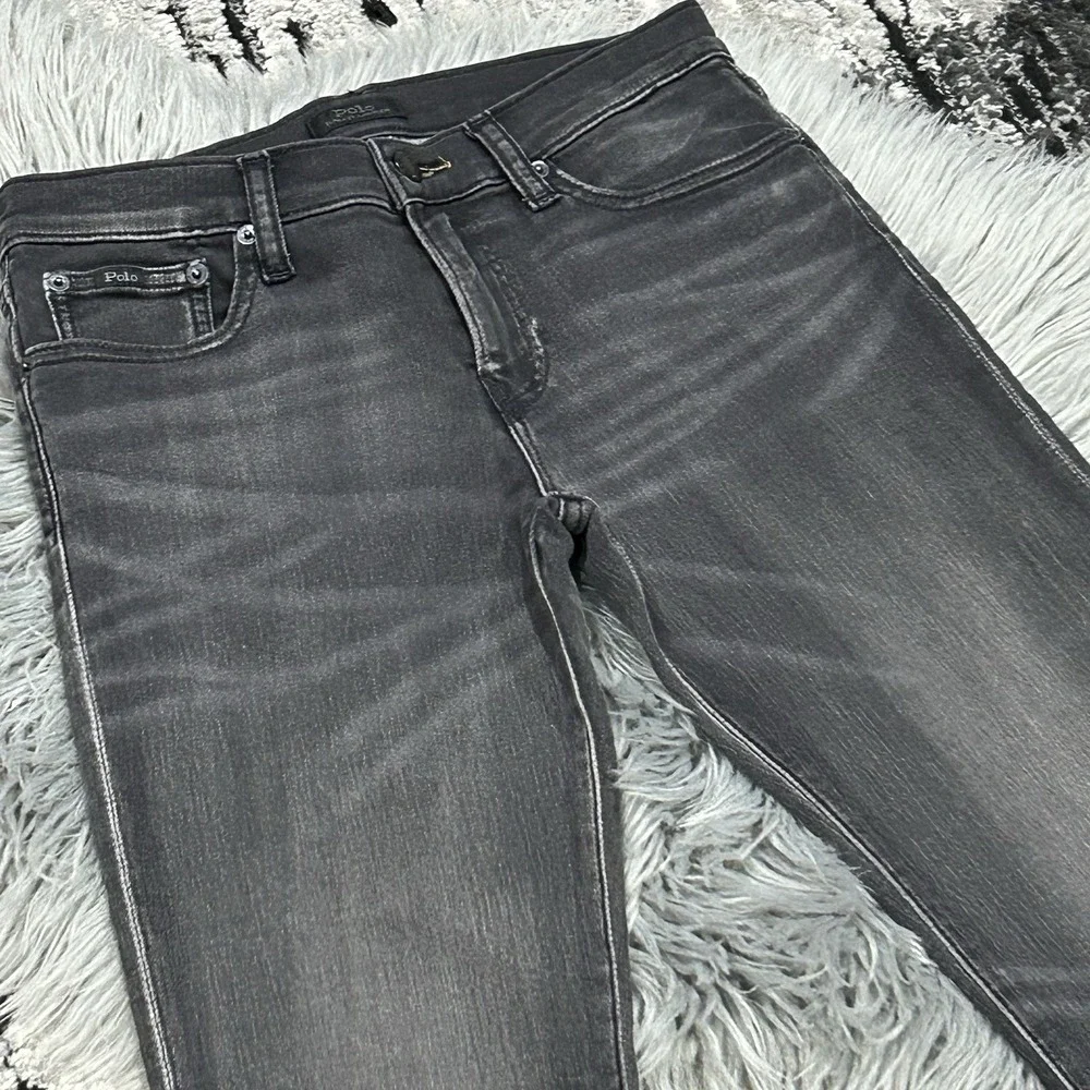 Polo Ralph Lauren Boys Eldridge Skinny Stretch Denim Blue Eldridge Jeans Size 14